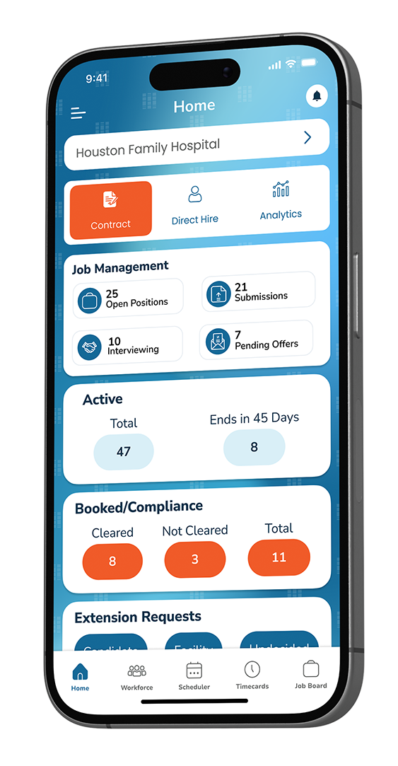 About Us 7 Mobile app interface for job management
